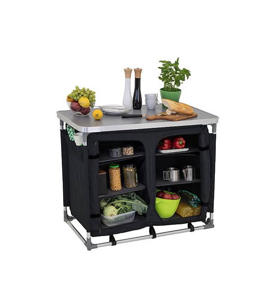 Campingowy stół kuchenny z szafką 97x49x78cm/h