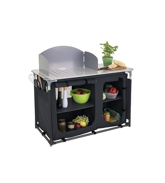 Campingowy stół kuchenny z szafką 116x52x107cm/h