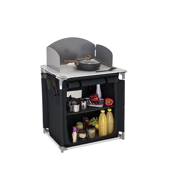 Campingowy stół kuchenny z szafką 76x55x107cm/h