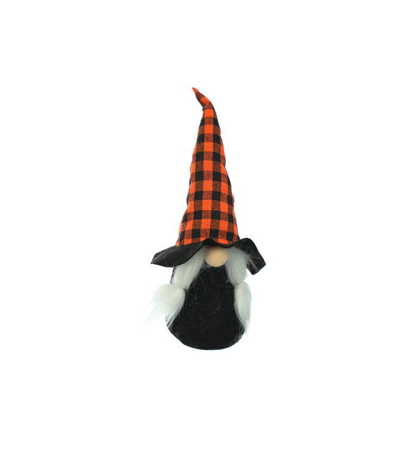 Dekoracja halloweenowa - skrzat  czarownica do powieszenia 15cm