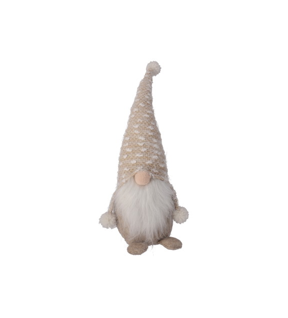 Skrzat z materiału, 33cm, beż, do postawienia