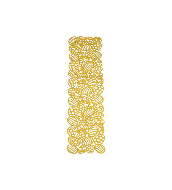 Bieżnik filcowy,  100x30x0,3cm; żółty