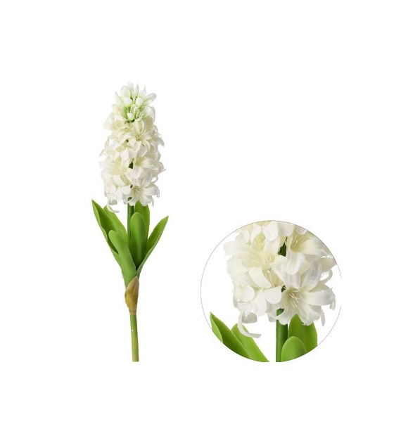 Hiacynt, 47cm,  biały
