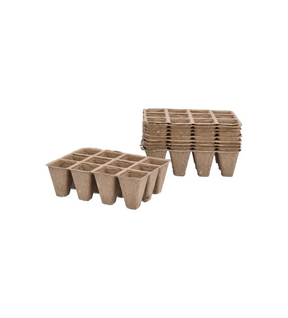 Doniczki torfowe 10 tacek+ 12 doniczek