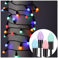 Girlanda 100LED z dekoracją, multikolor, 8 funkcji