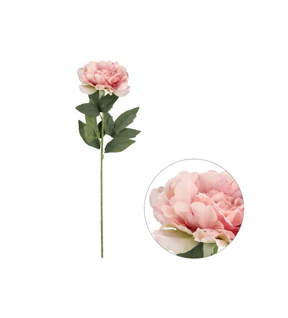Gałązka peonii, 60cm, różowy