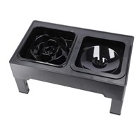 Miski dla zwierząr na rozkładanej podstawie, 2 szt.