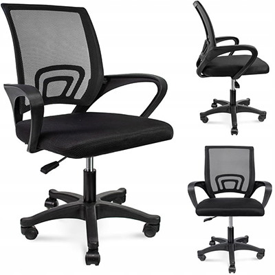 Fotel Biurowy SMART, Kolor - Czarny