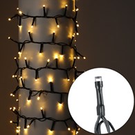 Girlanda 500LED + timer, ciepły biały, zew.
