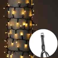 Girlanda 500LED + timer, ciepły biały, zew.