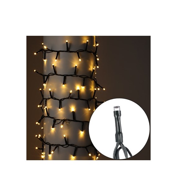 Girlanda 500LED + timer, ciepły biały, zew.