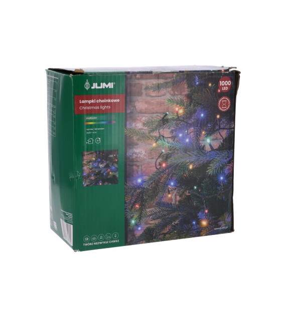 Girlanda 1000LED + timer, multikolor, zew.
