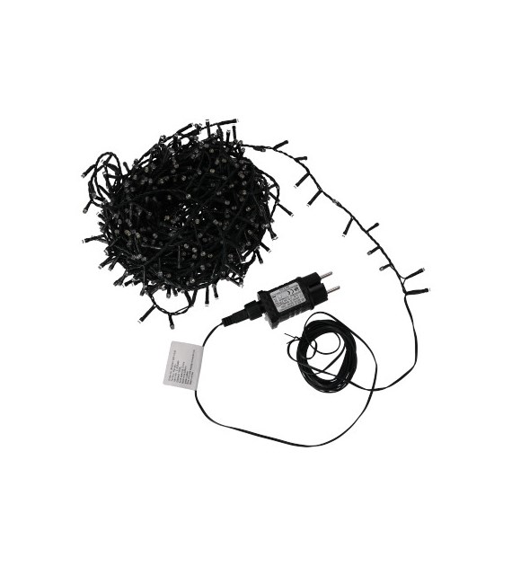 Girlanda 1000LED + timer, ciepły biały, zew.