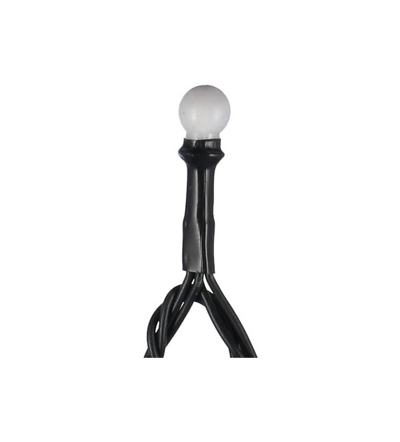 Girlanda 400LED, 8 funkcji, timer, gniazdo, ciepły biały, zew.