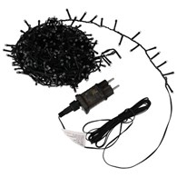 Girlanda 600LED, timer, kontroler 8 funkcji, pilot, zimny biały,zew.