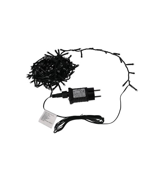 Girlanda 200LED, timer,  zimny biały, zew,