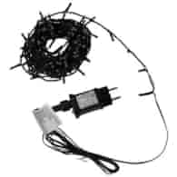 Girlanda 180LED, timer, kontroler 8 funkcji, zimny biały, zew.