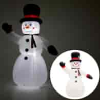 Nadmuchiwany bałwan 180cm, 2LED białe, zew.