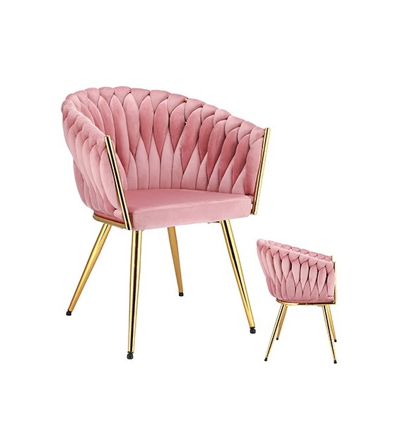 Krzesło MOLTO, różowe