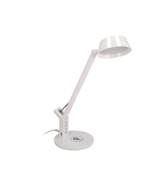 Biała lampka biurkowa LED 8W
