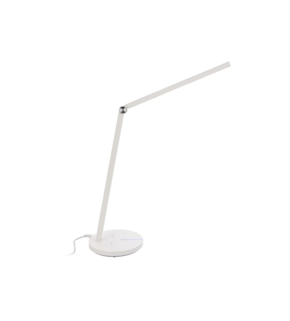 Biała lampka biurkowa LED, 7W