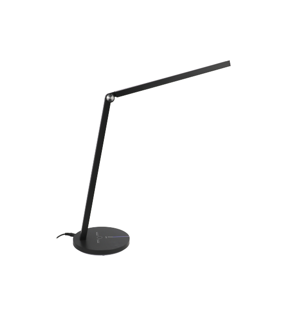 Czarna lampka biurkowa LED, 7W