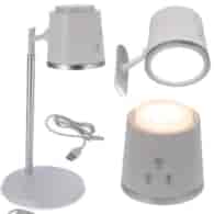 Biała lampka biurkowa LED 4 w 1, 6W