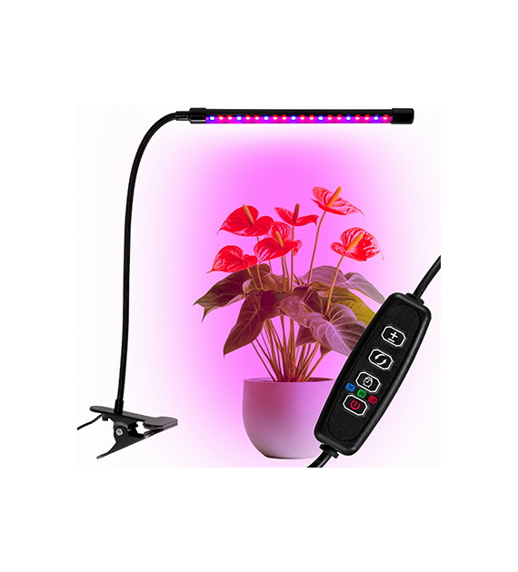 Uniwersalna lampa do roślin z jednym panelem świetlnym na USB z zasilaczem