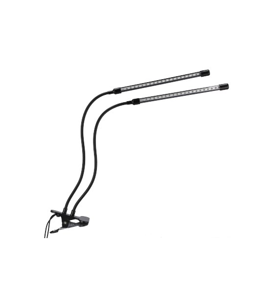 Uniwersalna lampa do roślin z dwoma panelami świetlnymi, na USB bez zasilacza