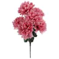 Bukiet 6 chryzantem, 36 cm, różowy