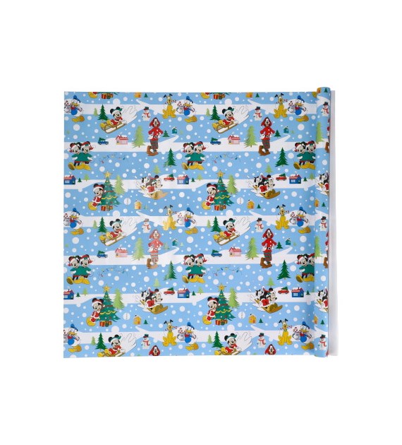 Papier do pakowania 60g/m2, 70x200cm licencja - Micky i Minnie