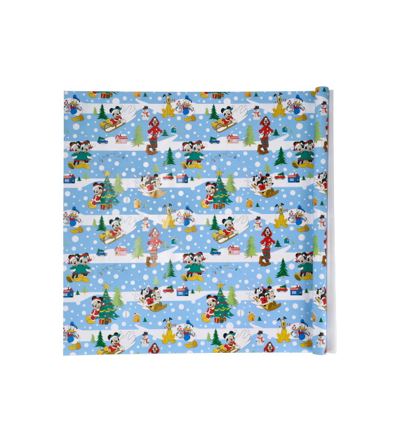 Papier do pakowania 60g/m2, 70x200cm licencja - Micky i Minnie
