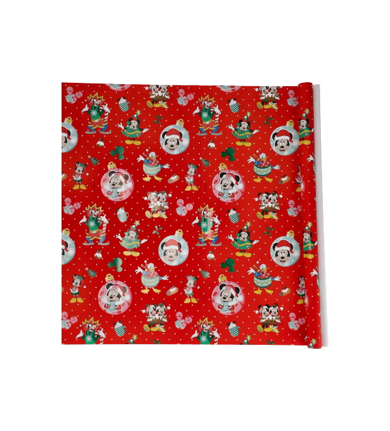 Papier do pakowania 60g/m2, 70x200cm licencja - Micky i Minnie