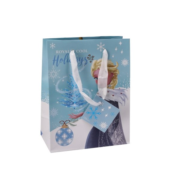 Torebka średnia, laminat matowy 157g/m2,23 cm  wstążka