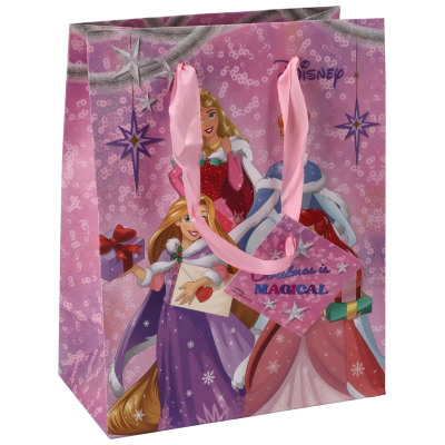 Torebka średnia, laminat matowy 157g/m2,23 cm ,wstążka