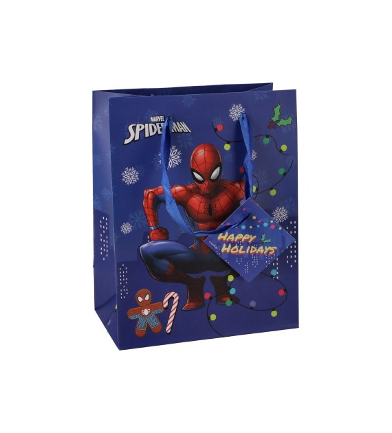 Torebka średnia, laminat matowy 157g/m2, 23 cm, wstążka