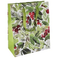 Torebka duża, laminat matowy 157g/m2, 32 cm, wstążka