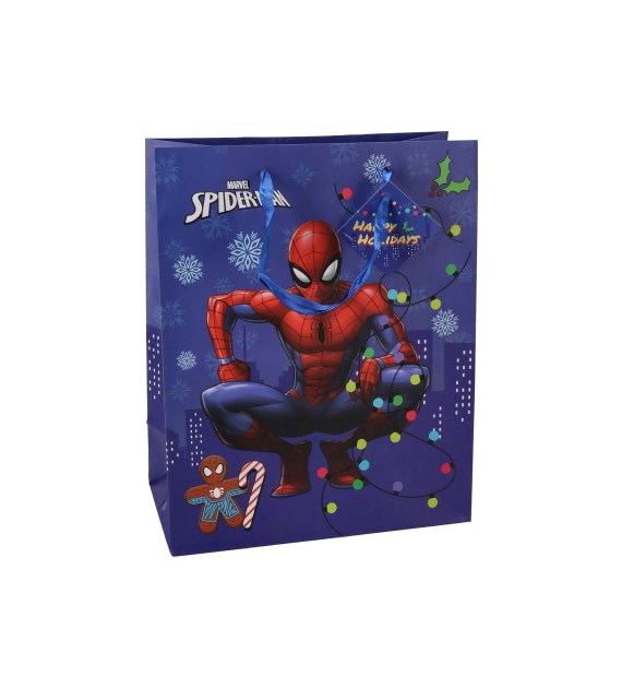 Torebka średnia, laminat matowy 157g/m2, 32 cm  wstążka