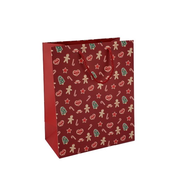 Torebka duża, laminat matowy 210g, gruby sznurek