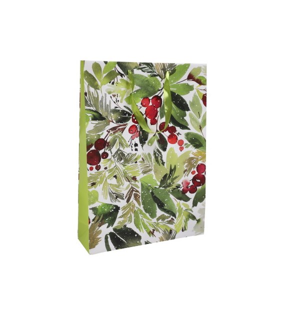 Torebka XL, laminat matowy 157g/m2, 46 cm, wstążka