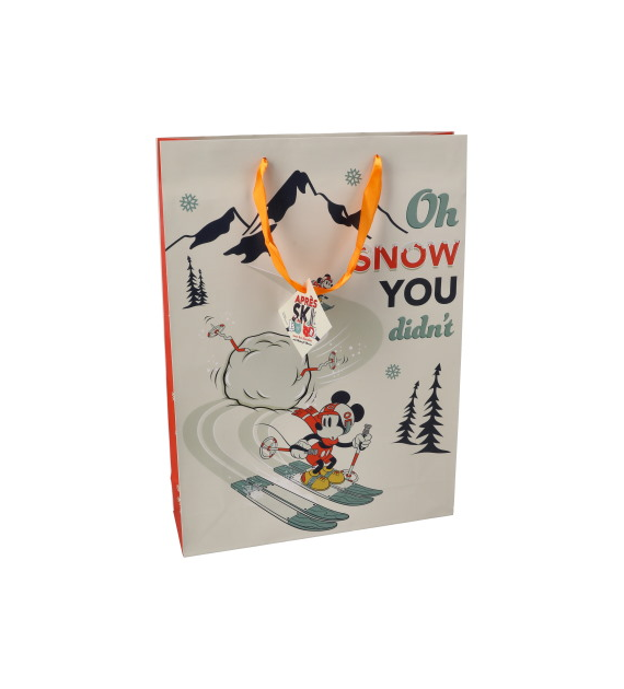 Torebka XL, laminat matowy 157g/m2, 46 cm, wstążka