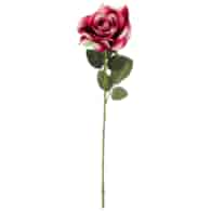 Róża z jakości velvet, 62cm, ciemny różowy