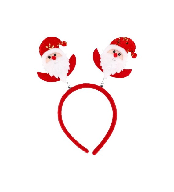 Opaska dekoracyjna z Mikołajami