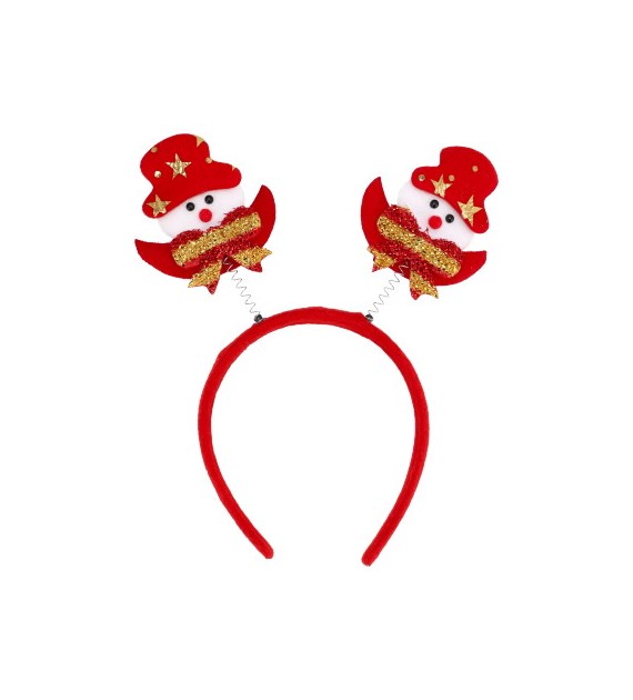 Opaska dekoracyjna z bałwankami