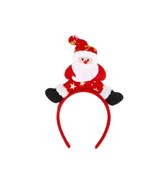 Opaska dekoracyjna z Mikołajem