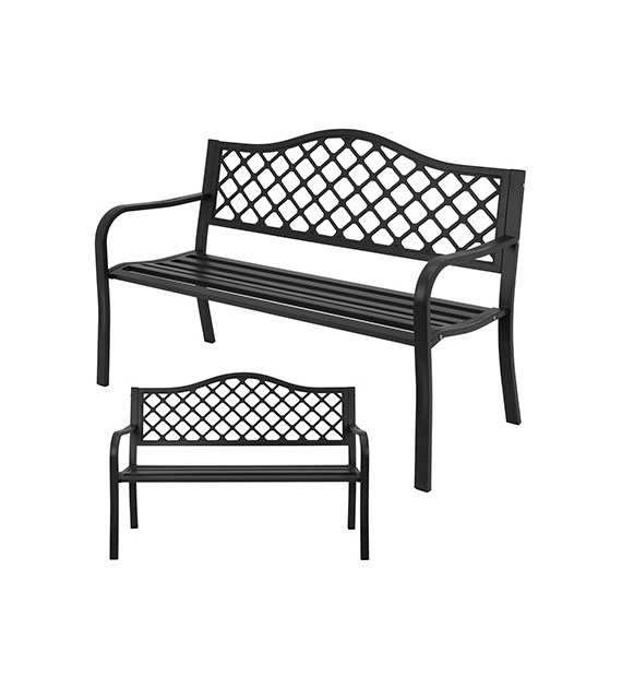 Ławka stalowa 127x61x88cm