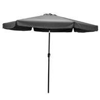 Parasol ogrodowy poliester średnica 300cm z korbą, łamany