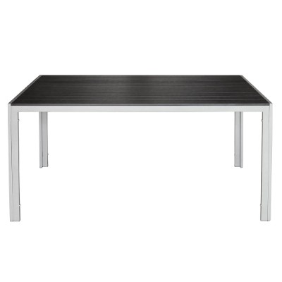 Stół alumium 150x90x72cm czarny