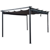 Pergola 3x4x2,4m/h z 4 markizami bocznymi