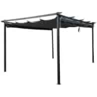 Pergola 3x4x2,4m/h z 4 markizami bocznymi